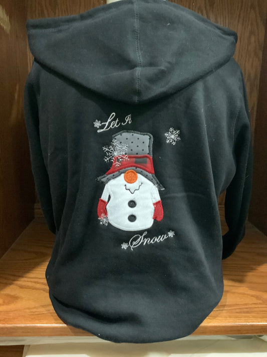 Snow Gnome Zip Hoodie S-4X